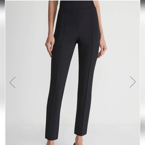 Lafayette 148 New York Stretch Black Gramercy Dress Pants Like New